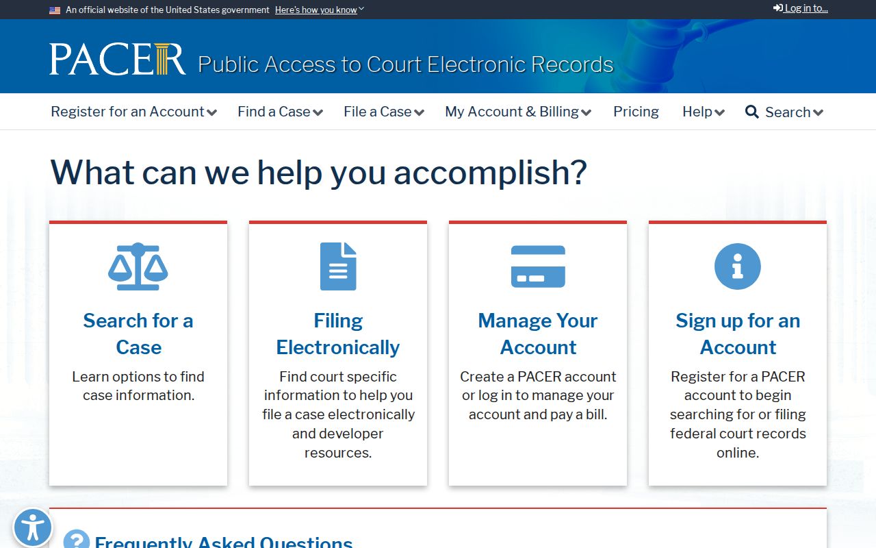 Forest County criminal records federal PACER case search